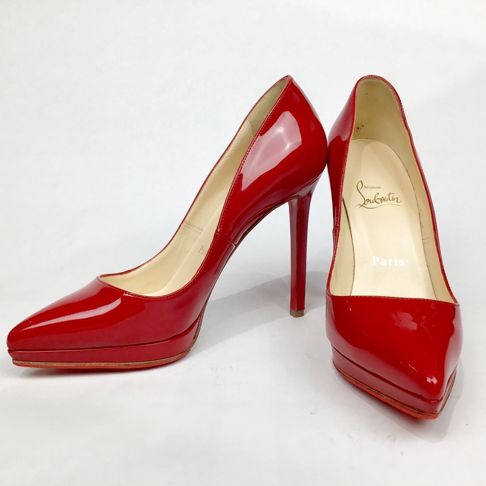 Christian Louboutin Pigalle Plato patent leather heels Size 36